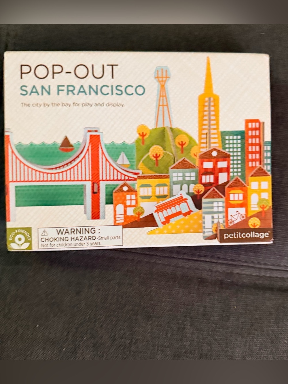 Pop-Out San Francisco Puzzle - Colorful City Playset